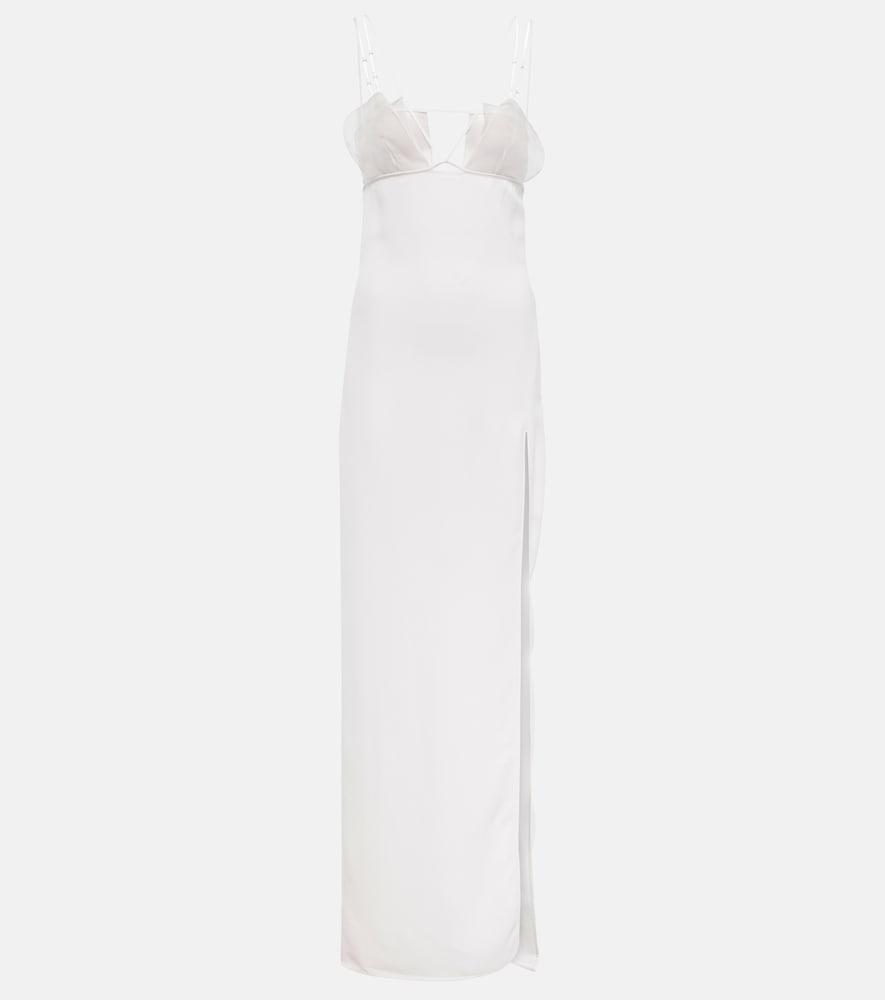 nensi dojaka bridal cutout crêpe gown