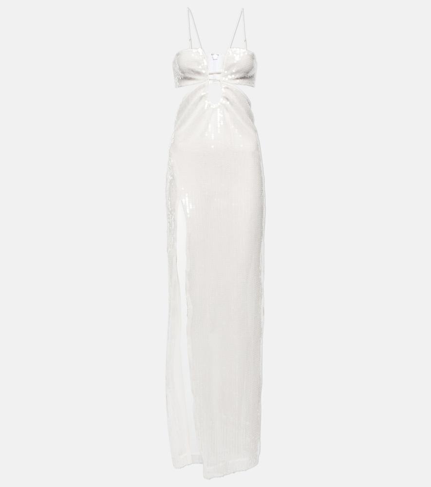 nensi dojaka bridal sequined tulle gown