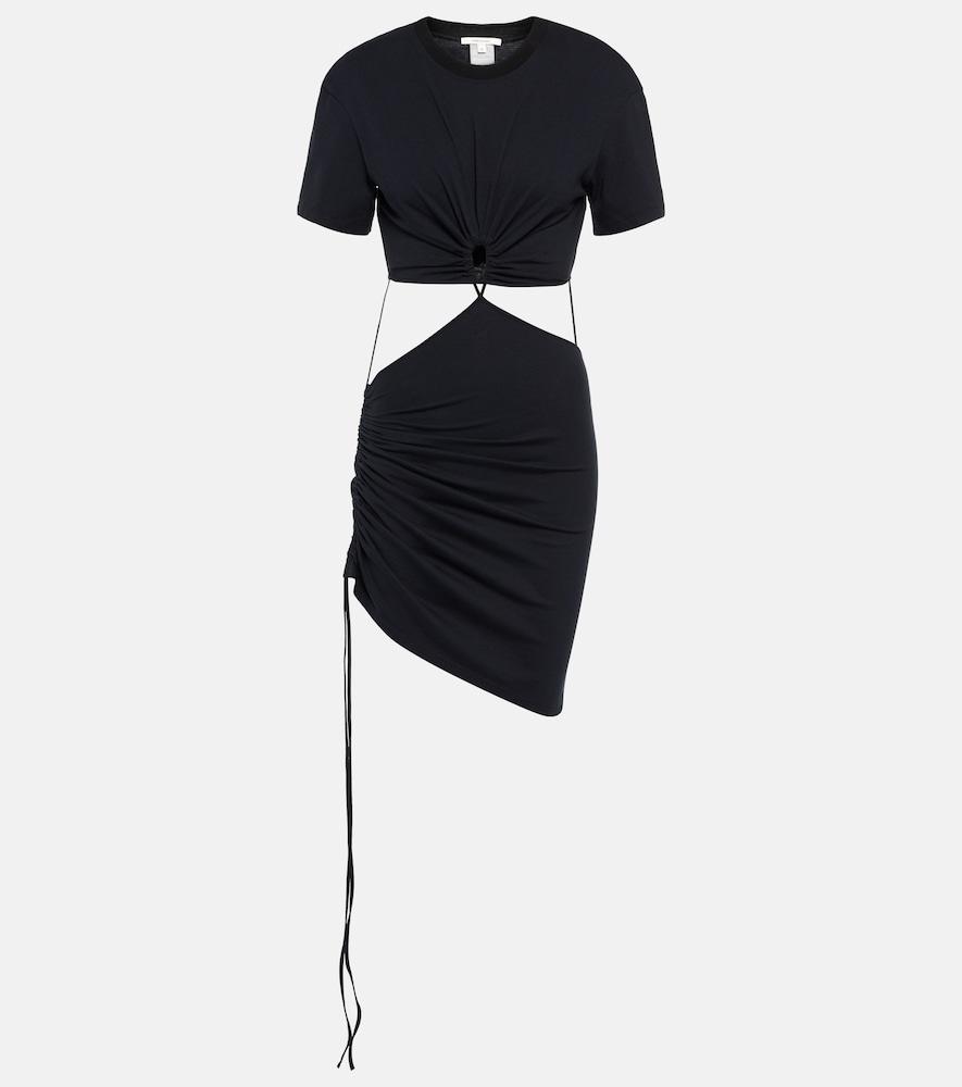 nensi dojaka cutout cotton jersey t-shirt dress