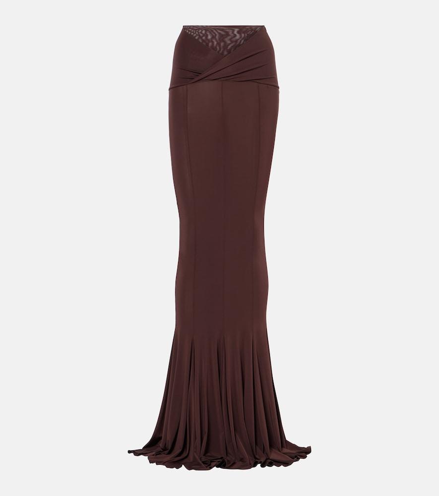 nensi dojaka draped maxi skirt