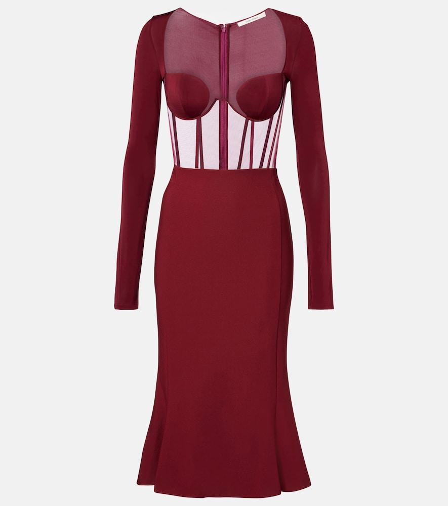 nensi dojaka paneled corset dress