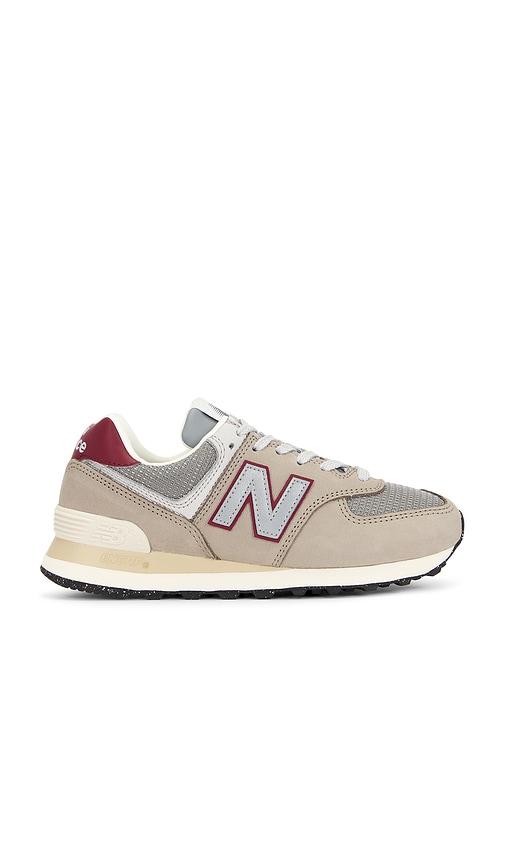 new balance 574 sneaker in taupe. - size 10 (also in 9.5, 10.5, 11, 8.5, 9, 11.5, 12.5)
