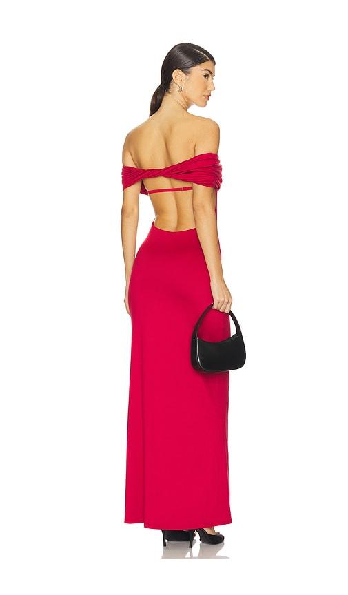 nia evangeline dress in red. - size l (also in s, xs, m, xl)
