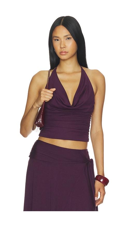 nia fabrizio top in purple. - size l (also in m, xl)