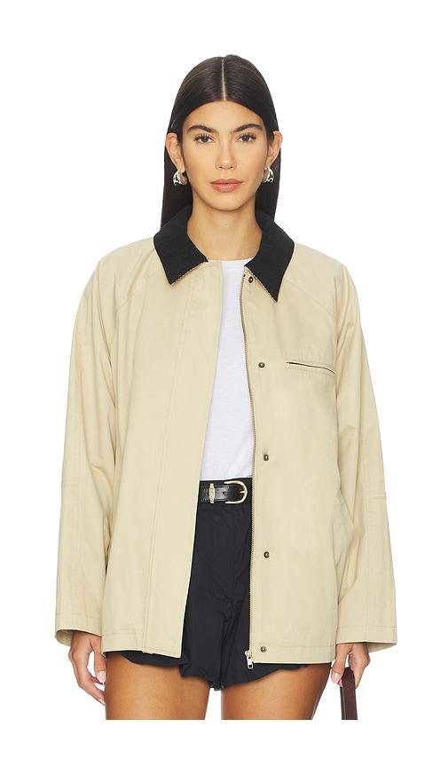 nia galilea jacket in beige. - size l (also in m, s)
