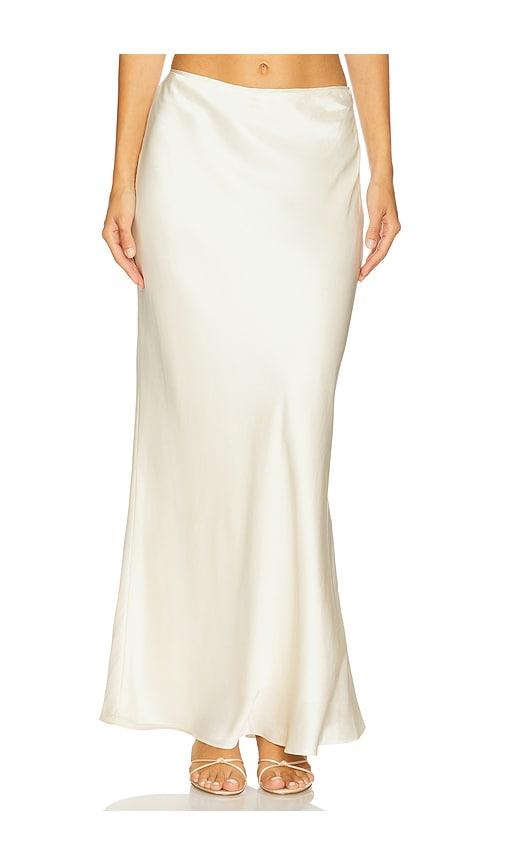 nia nathalia skirt in ivory. - size l (also in m, s, xl, xs)