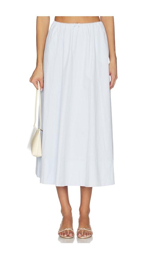 nia noche skirt in baby blue. - size l (also in s, xs, m, xl)