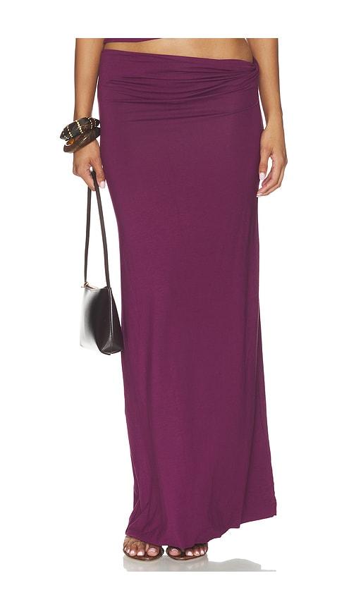 nia pietro skirt in purple. - size l (also in s, xs, m, xl)