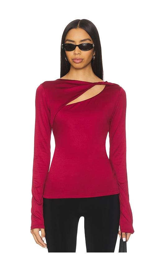nia san vicente top in red. - size m (also in s, xs)