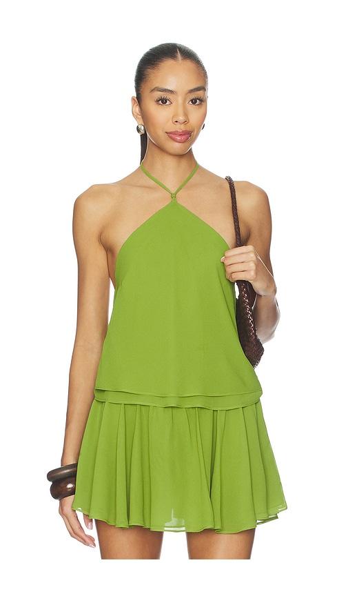 nia selva top in green. - size l (also in s, xs, m)