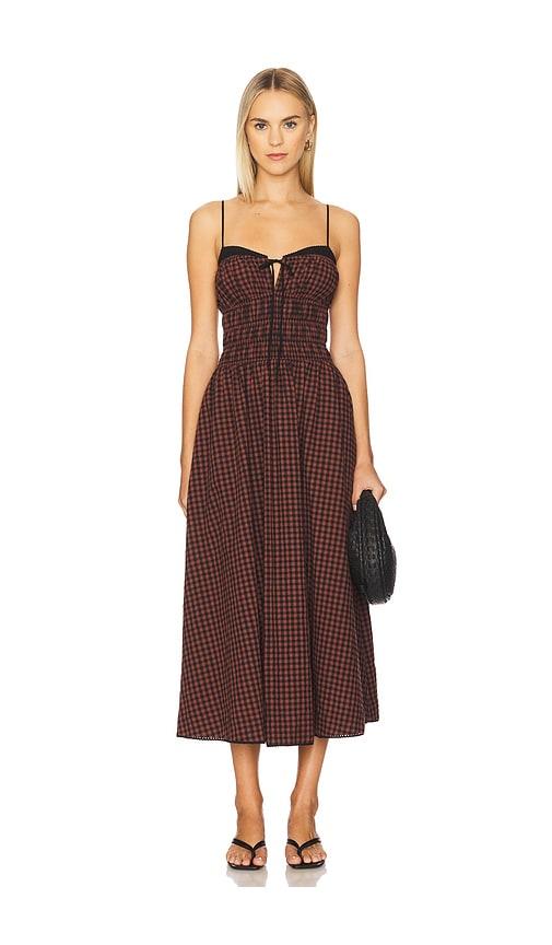 nia thomas dress in brown. - size m (also in s)
