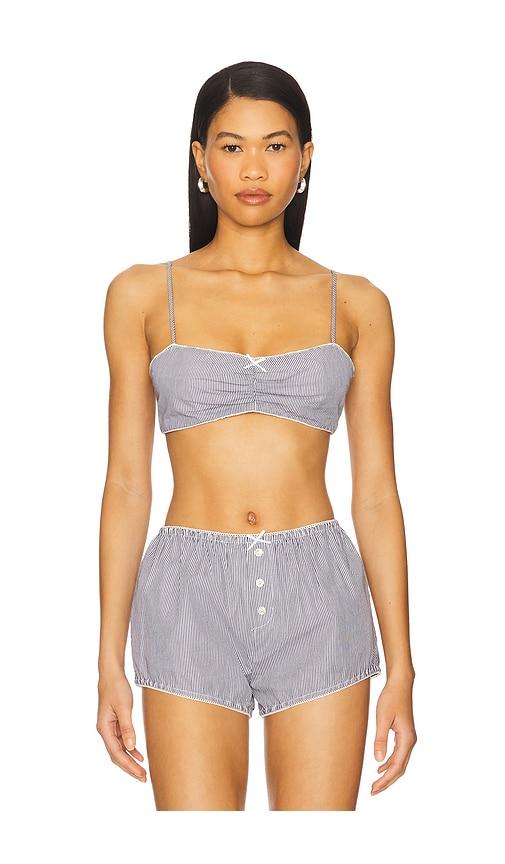 nia zed bralette in black. - size l (also in s, xs, m)