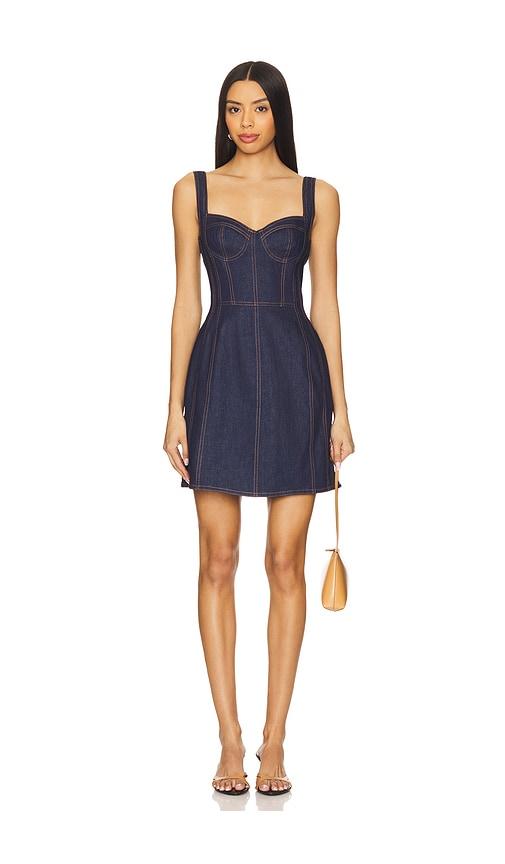 nicholas alina mini dress in blue. - size 2 (also in 6)