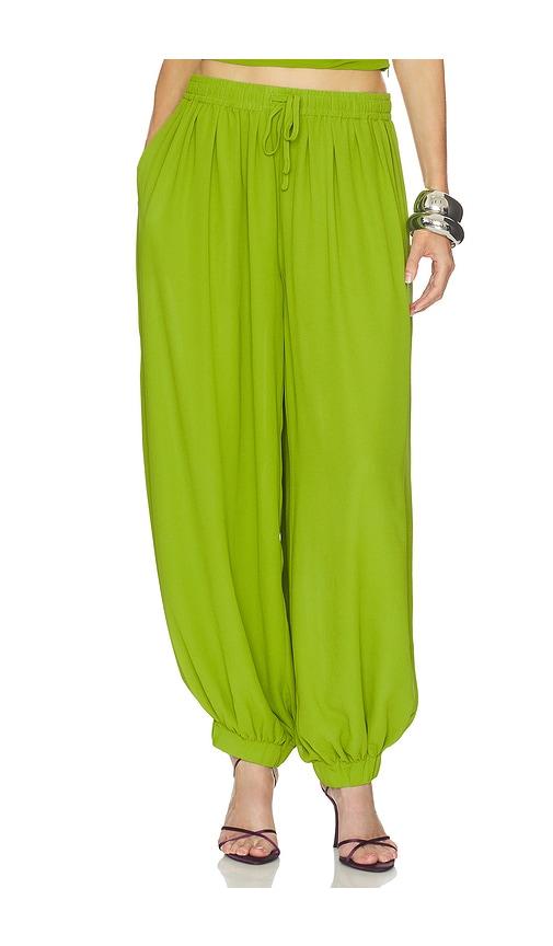 nicholas liselle pant in green. - size 0 (also in 4, 6, 8, 10, 12)
