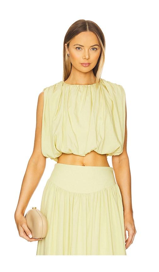 nicholas nadira bubble top in yellow. - size 0 (also in 2, 6)