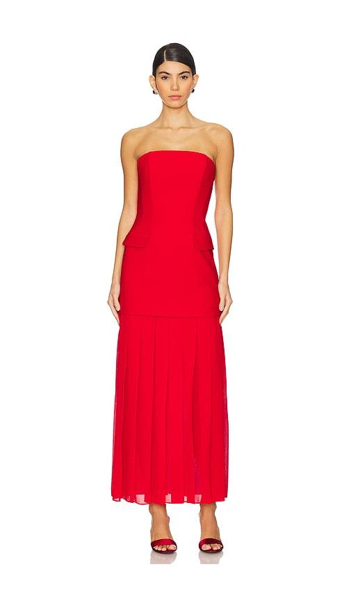 nicholas rhonda dress in red. - size 0 (also in 6)
