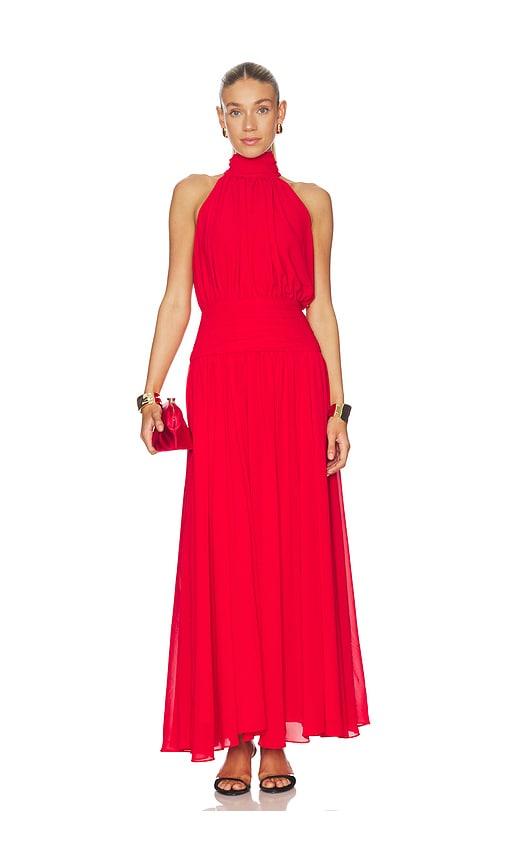 nicholas tessa dress in red. - size 0 (also in 4, 6)