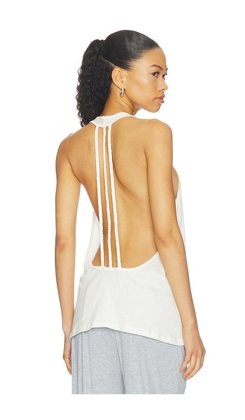 niihai braids tank top in white. - size l (also in s, m)