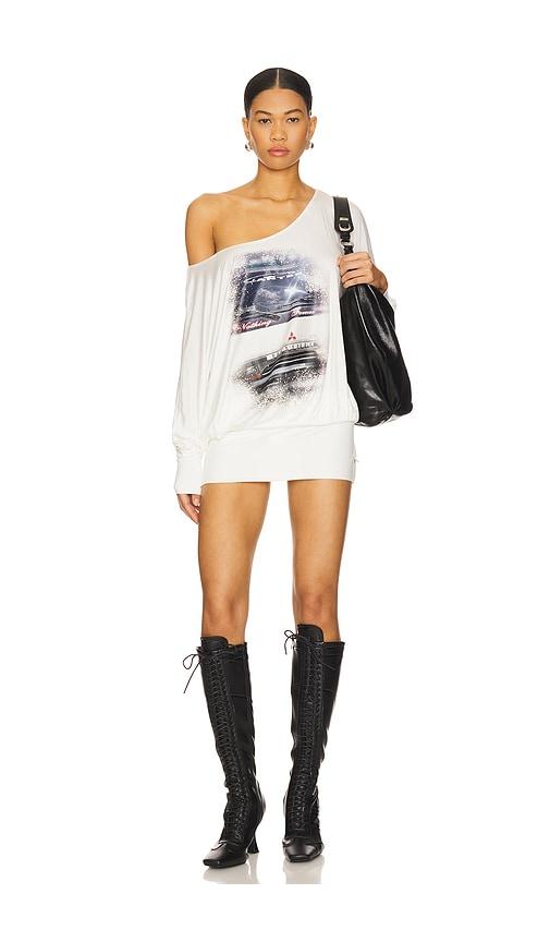 niihai charli dress in white. - size l (also in xs, s, m)