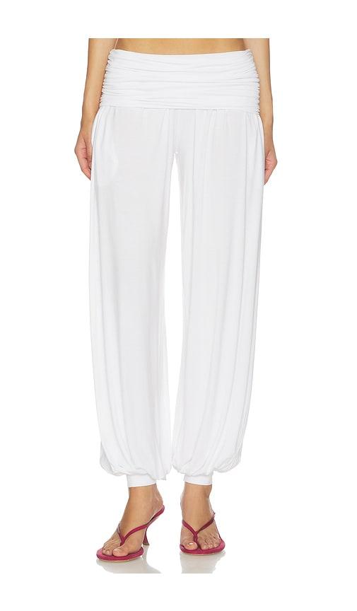 niihai charli long trouser in white. - size l (also in m, xl)