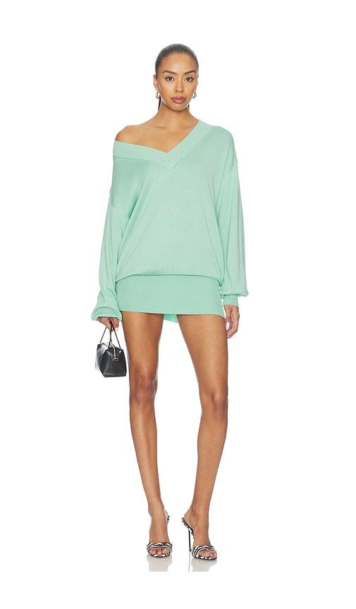 niihai deep jumper in mint. - size s (also in xs)
