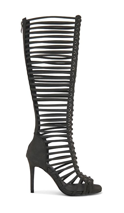 niihai lock up heel in black. - size 36 (also in 37, 38, 39, 40, 41)