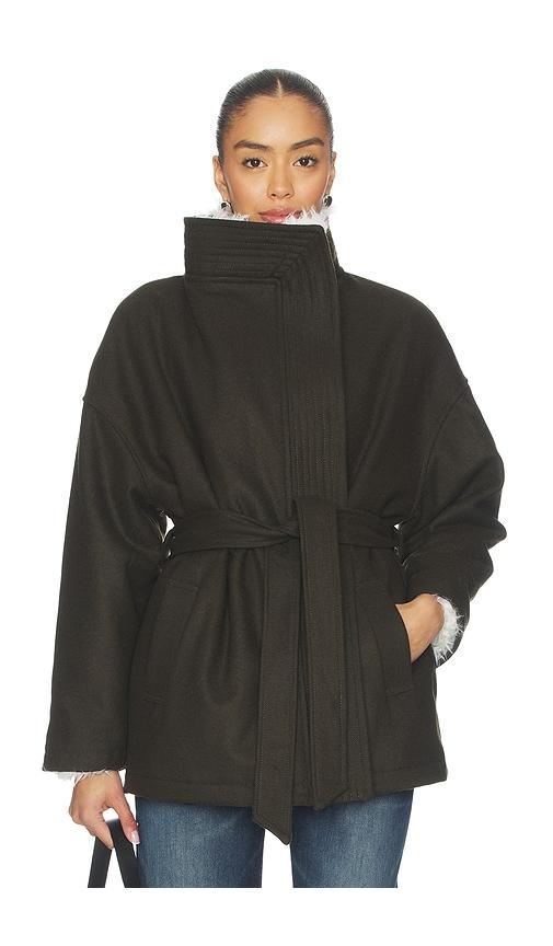 niihai rosie coat in green. - size m (also in s, xl, xs)