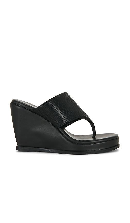 niihai spring wedge in black. - size 36 (also in 37, 38, 39, 40)