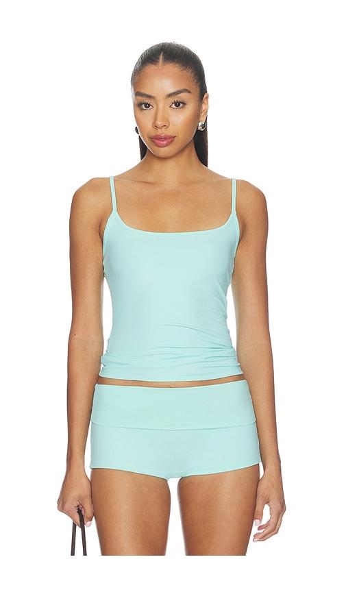 niihai tank top in baby blue. - size l (also in s, m, xl)