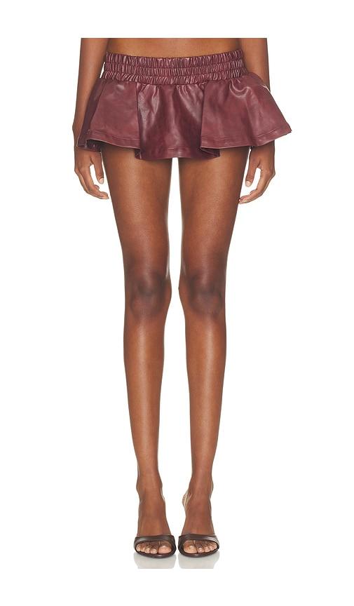 niihai the amelia skirt in burgundy. - size l (also in xs, s, m, xl)
