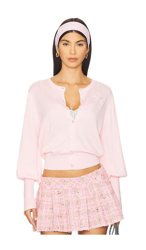 niihai the long bubble cardi in pink. - size l (also in xs, s, m, xl)