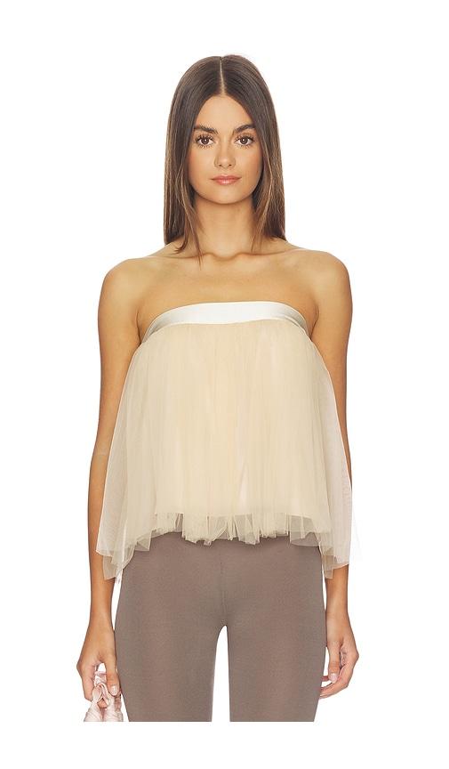 niihai the tutu top in beige. - size l (also in xs, s, m, xl)