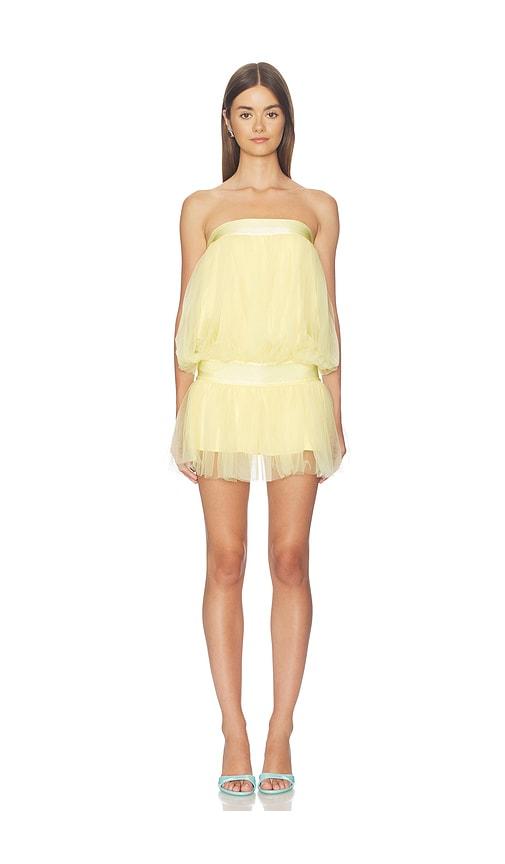 niihai tutu dress in yellow. - size l (also in m, s, xl, xs)