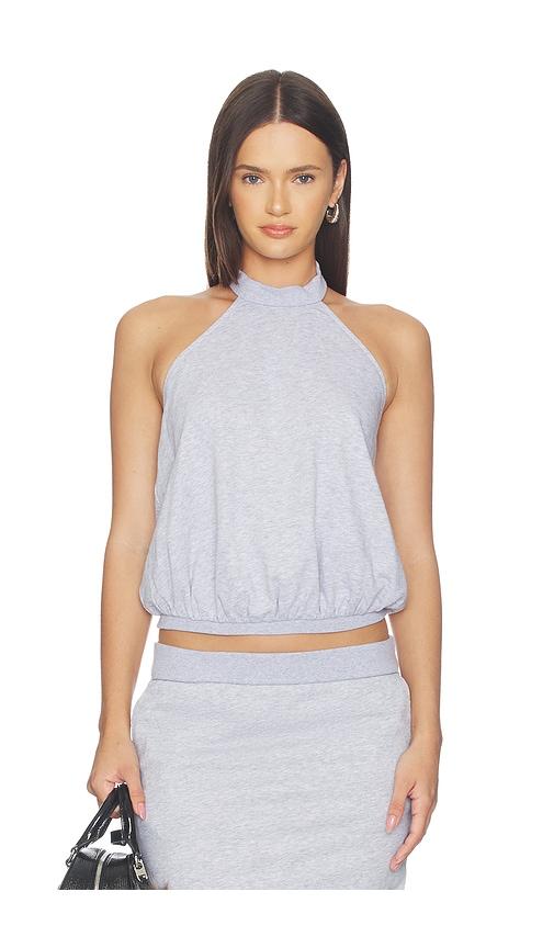 niihai utility halter top in grey. - size l (also in m, s, xl, xs)