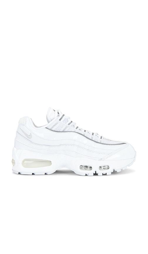 nike air max 95 sneaker in white. - size 7 (also in 7.5, 8, 8.5)