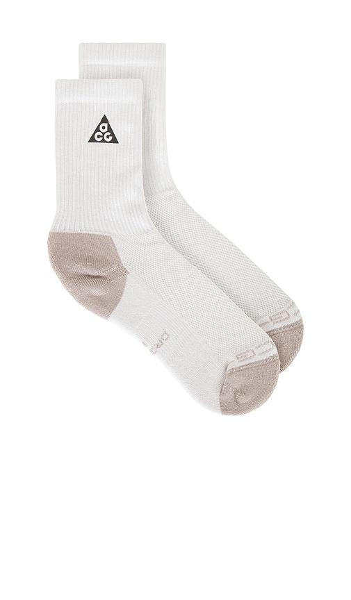 nike crew socks in grey. - size l (also in m, xl)
