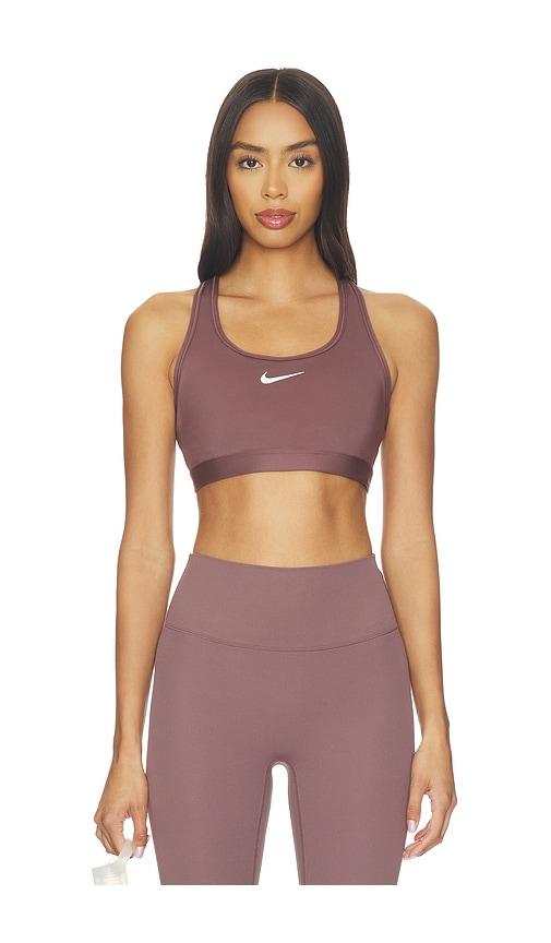 nike padded sports bra in brown. - size m (also in s, xl, xs)