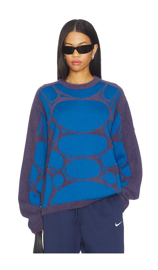nike sweater in blue. - size l (also in s, m, xl/1x, xxl/2x)