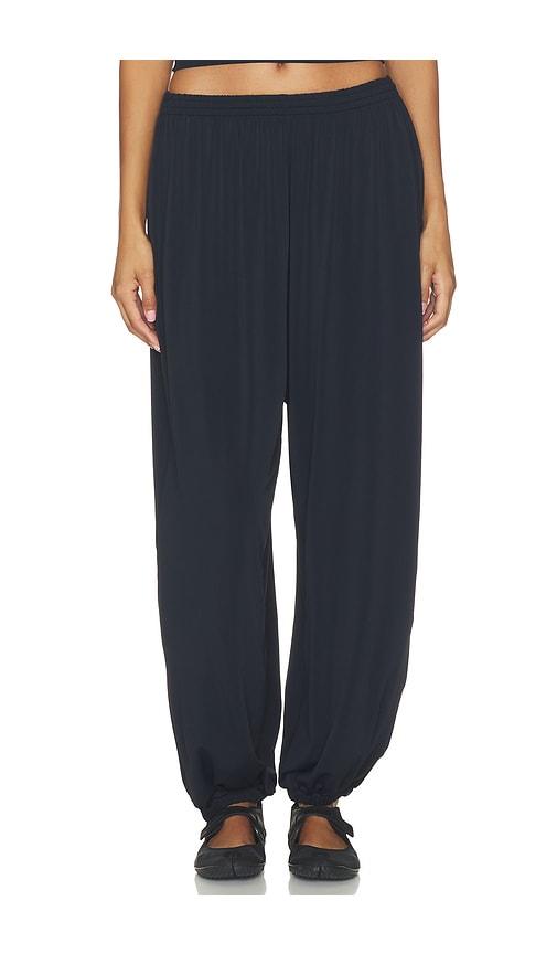 nikeskims stretch knit harem pants in black. - size l (also in xs, s, m, xl)