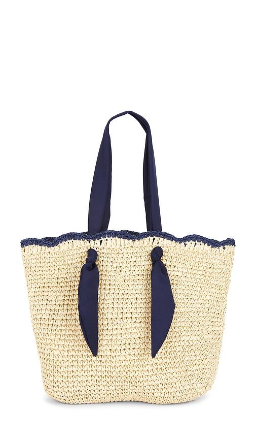 nikki beach capri tote bag in neutral.