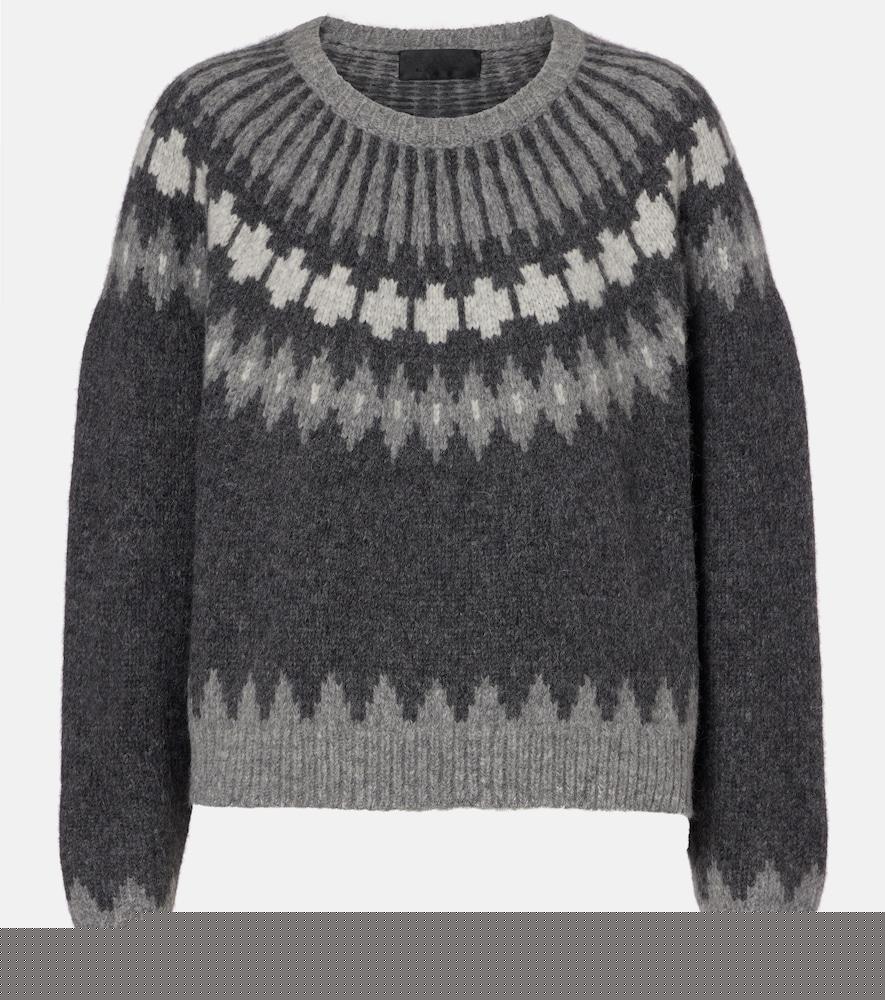 nili lotan alena alpaca and wool-blend sweater