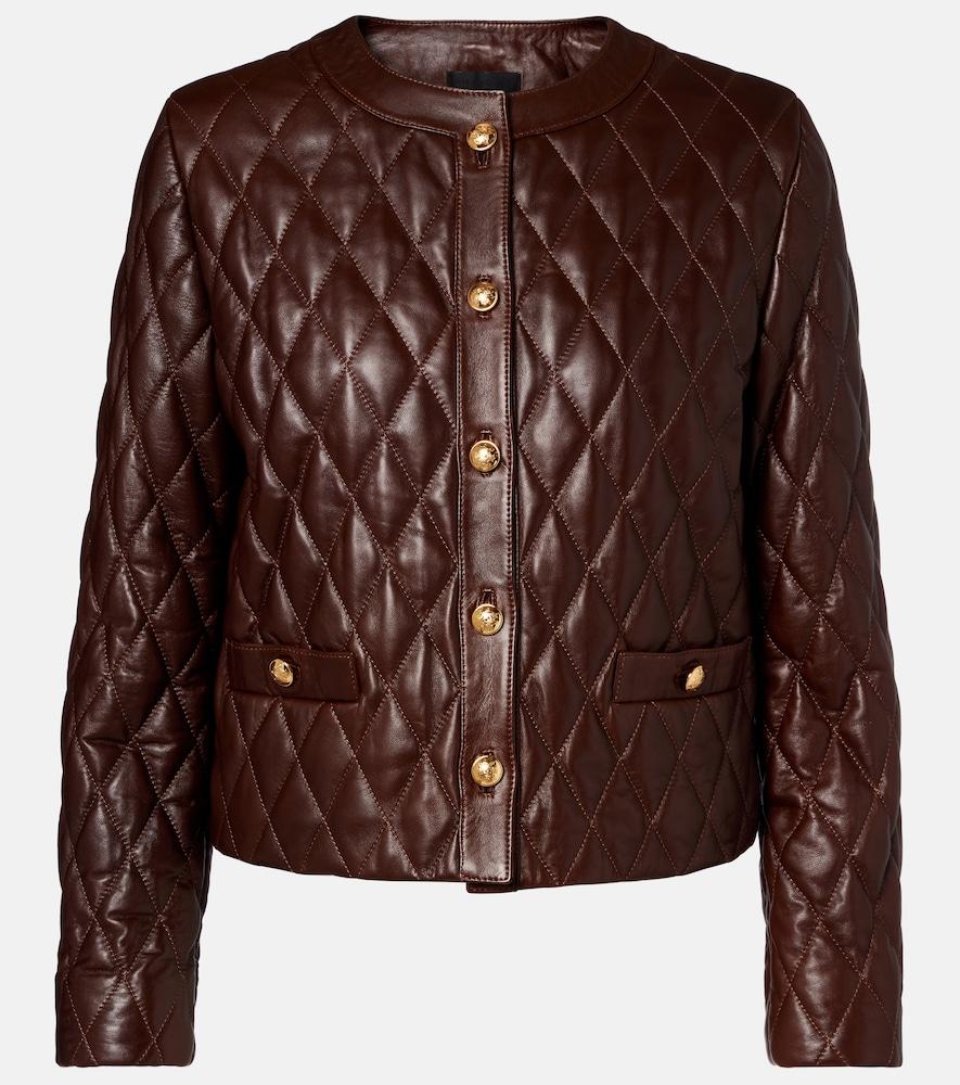 nili lotan amy cropped quilted leather jacket