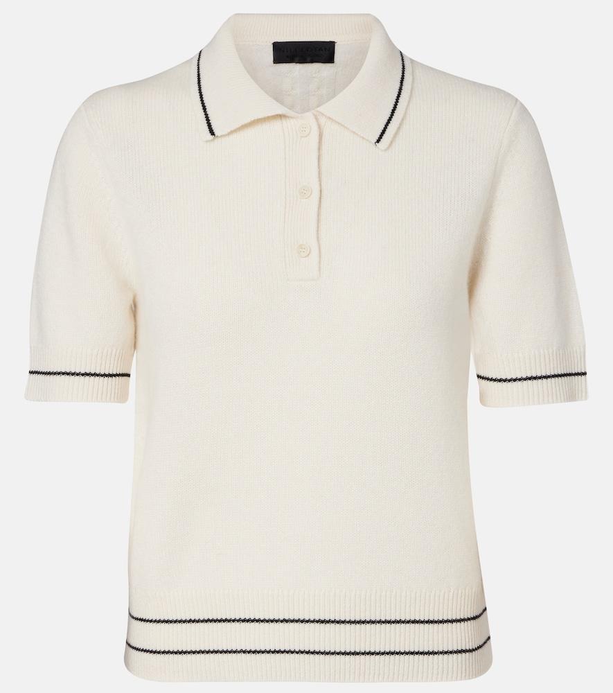 nili lotan carline cashmere polo shirt