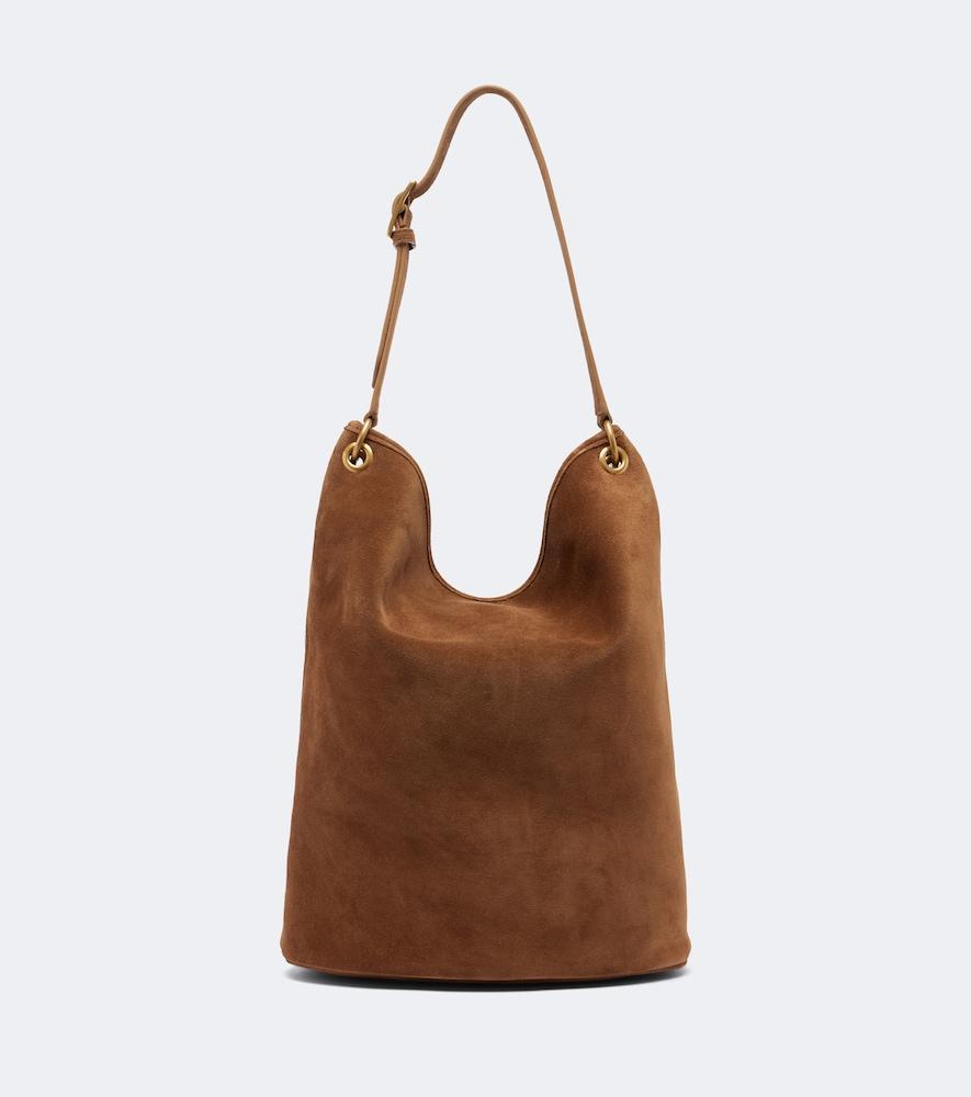 nili lotan cooper medium suede shoulder bag