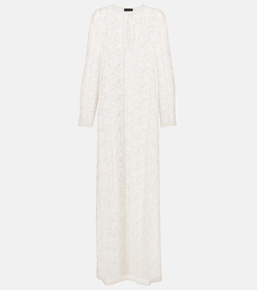 nili lotan cotton lace maxi dress