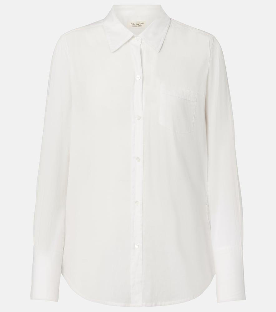 nili lotan cotton shirt