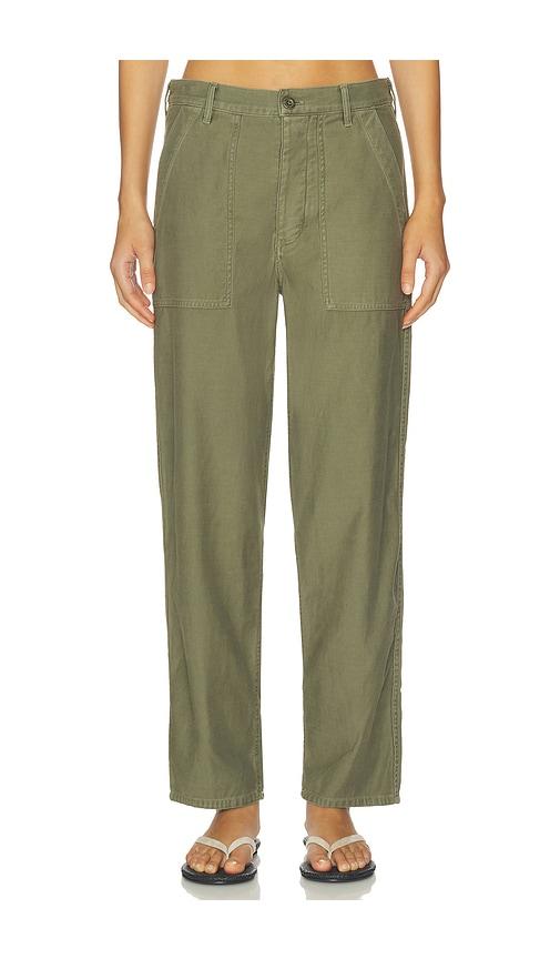 nili lotan earl pant in olive. - size 0 (also in 2, 4, 6, 8, 10)