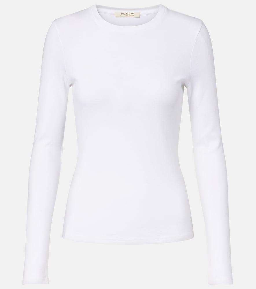 nili lotan emilie cotton jersey t-shirt