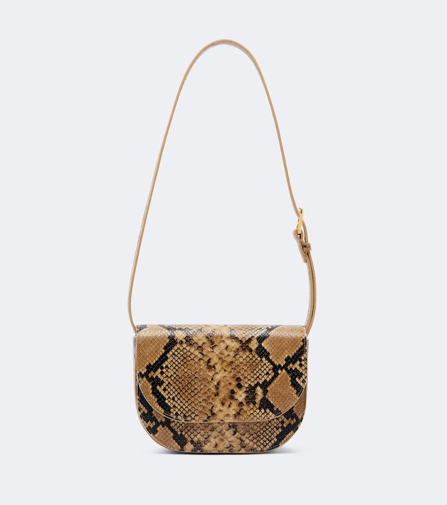 nili lotan francoise snake-effect leather crossbody bag