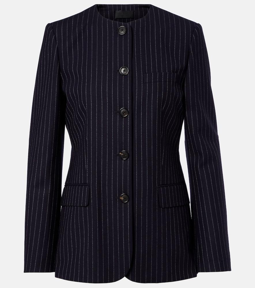 nili lotan gertrude pinstripe virgin wool jacket